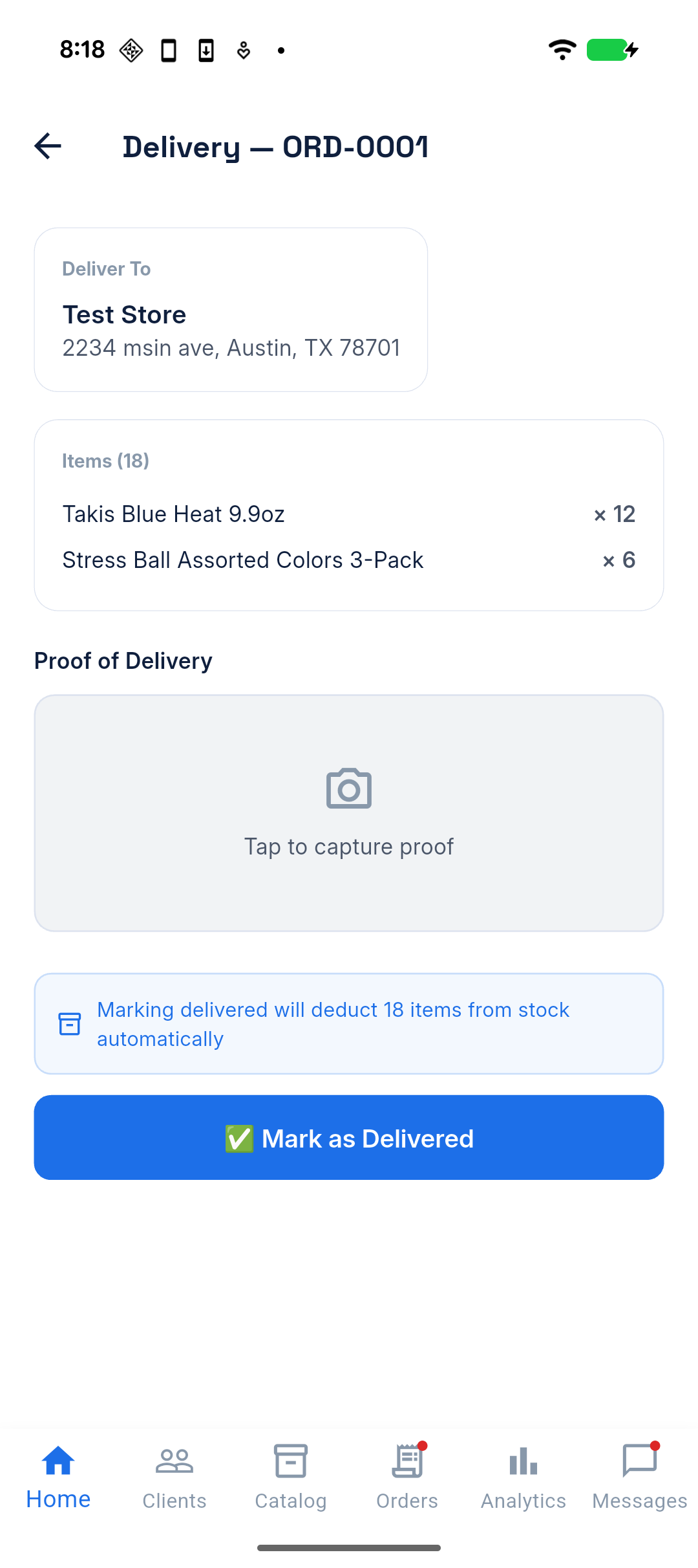 Delivery