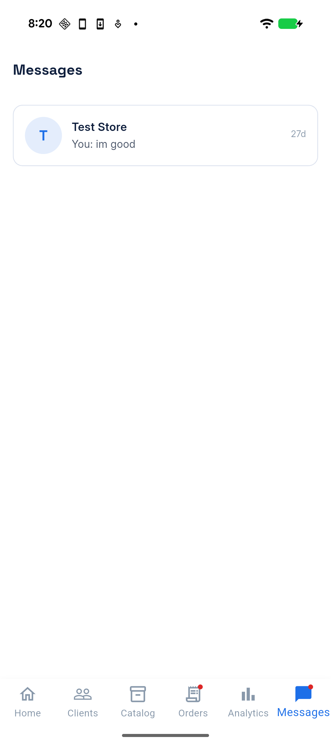 Messages